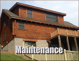  Dunn Loring, Virginia Log Home Maintenance